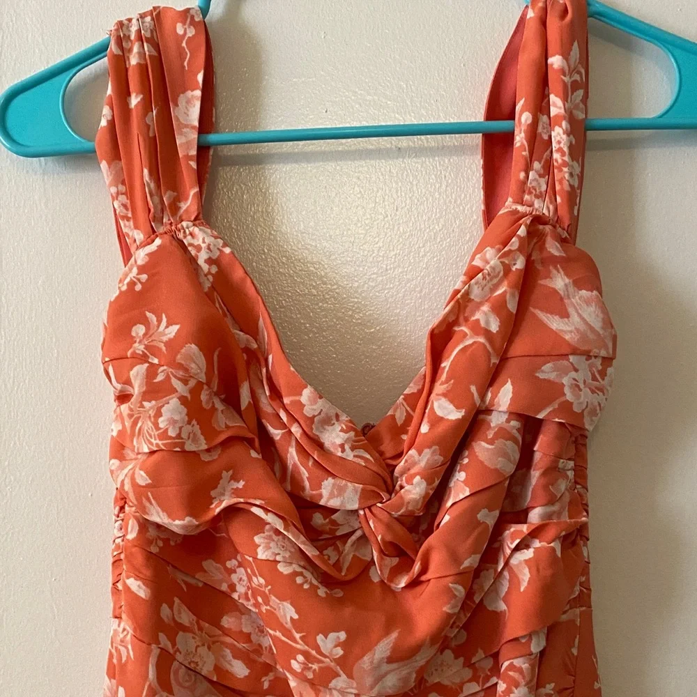 Abercrombie & Fitch Floral off the Shoulder Dress